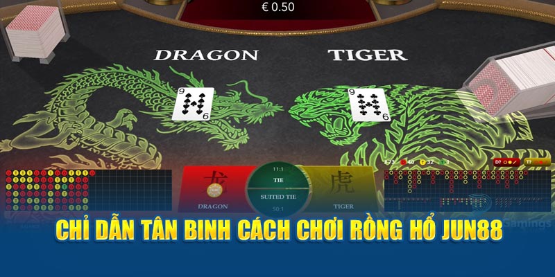 Chỉ dẫn tân binh cách chơi rồng hổ Jun88 